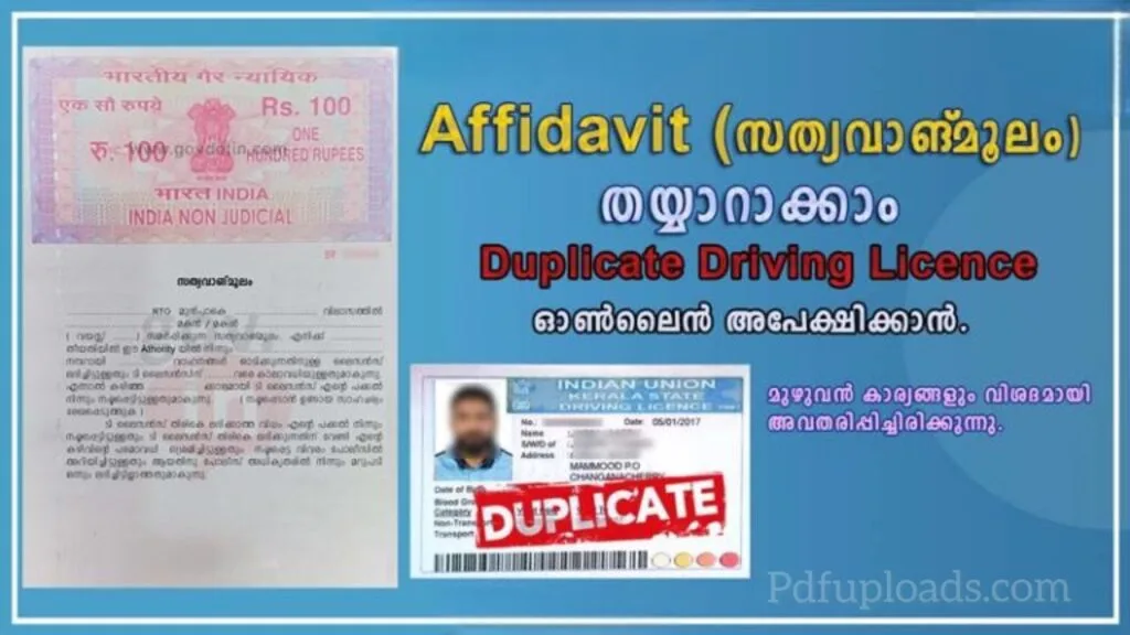 How To Take Duplicate Driving Licence In Kerala How To Take Duplicate Driving Licence In Kerala