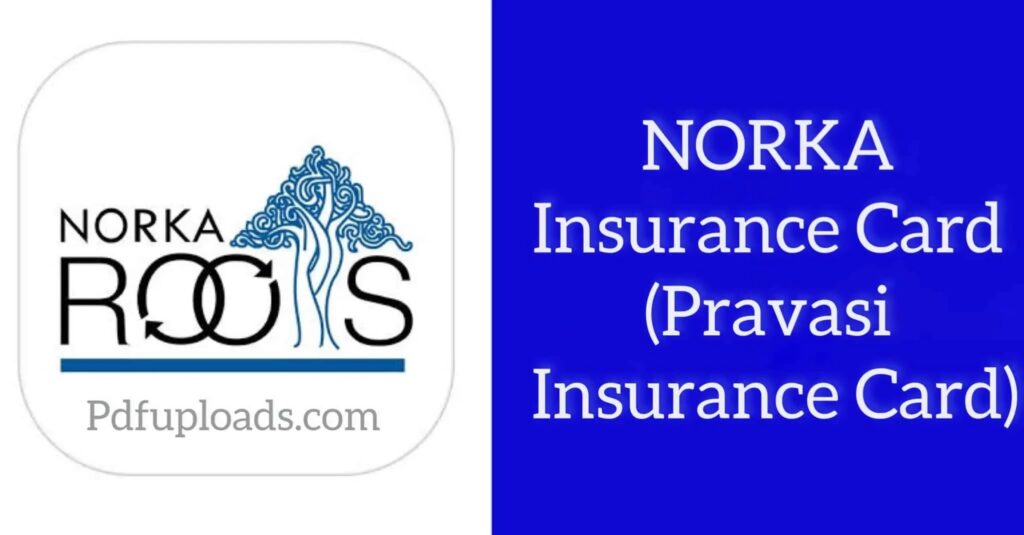 NORKA Insurance Card (Pravasi Insurance Card) NORKA Insurance Card (Pravasi Insurance Card)