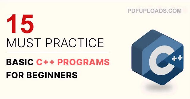 Basic CPP Programs For Beginners Basic CPP Programs For Beginners