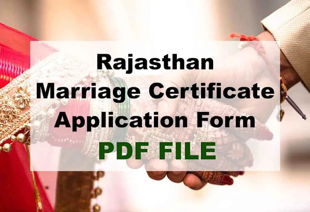 Marriage Certificate Application Form Rajasthan PDF Hindi Marriage Certificate Application Form Rajasthan PDF Hindi